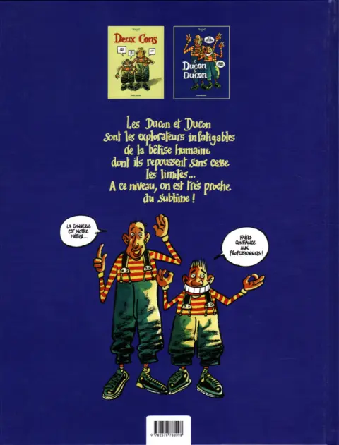 Verso de l'album Deux cons Tome 2 Les Ducon & Ducon