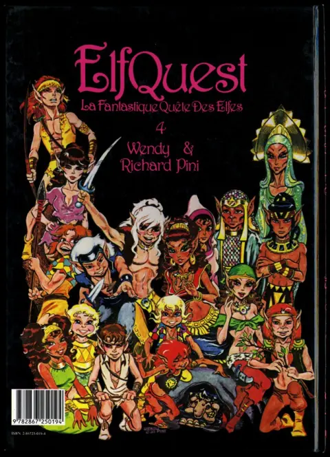 Verso de l'album ElfQuest - La Fantastique quête des elfes Tome 4 Le chant des loups
