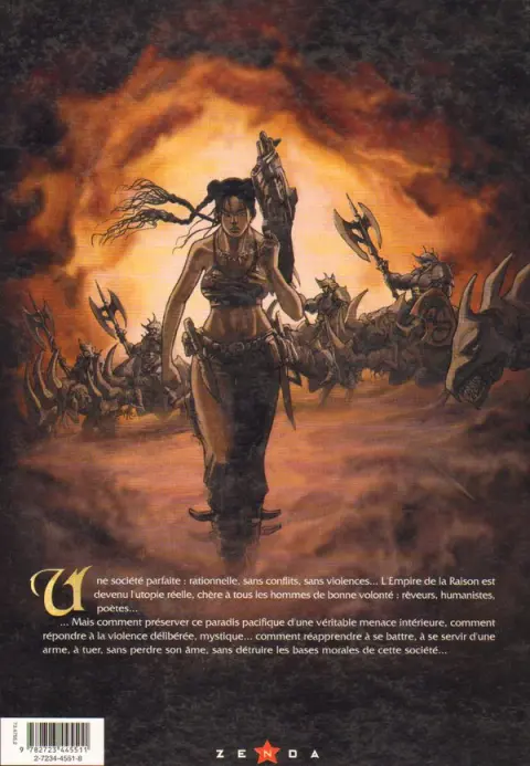 Verso de l'album L'Empire de la raison Tome 1 L'instinct