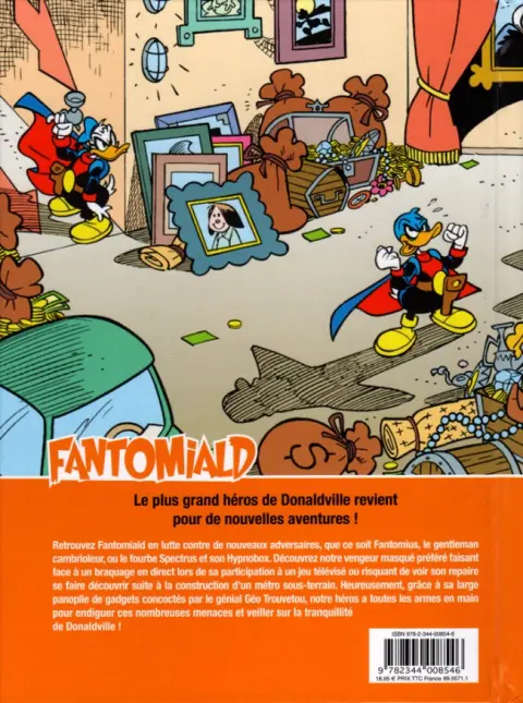 Verso de l'album Fantomiald Tome 2 Fantomiald le retour !