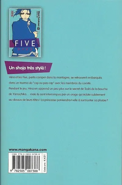 Verso de l'album Five 6