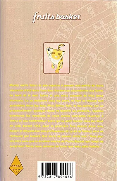 Verso de l'album Fruits basket 10