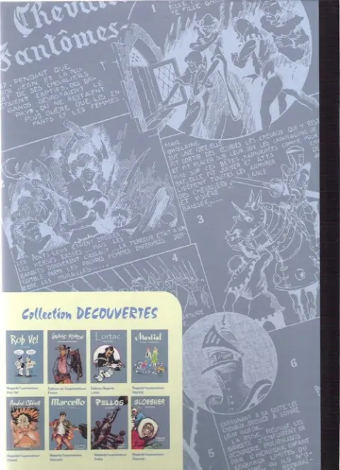 Verso de l'album Découvertes Calvo