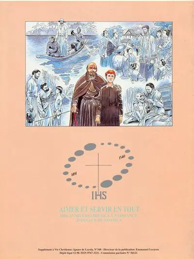 Verso de l'album Ignace de Loyola