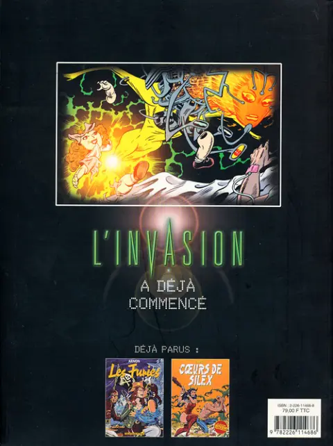 Verso de l'album L'Invasion