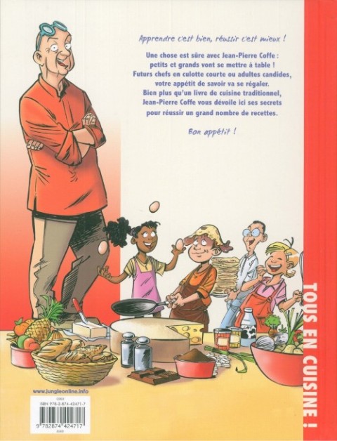 Verso de l'album Jean-Pierre Coffe - Tous en cuisine ! Tome 1 Les recettes inratables