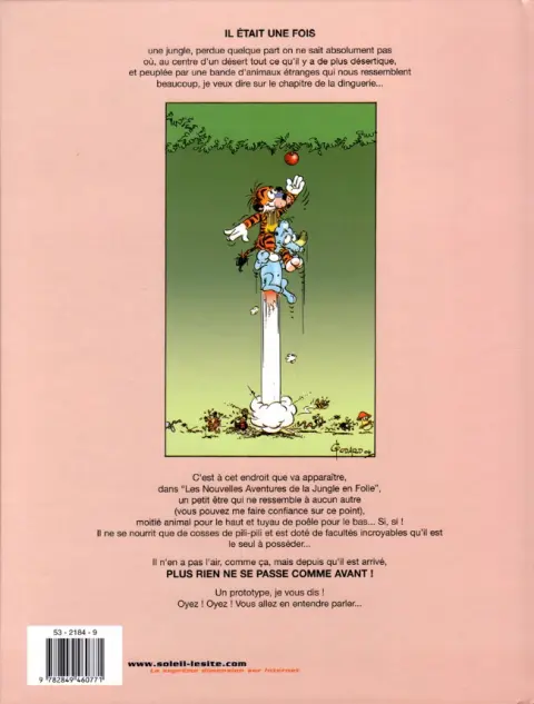 Verso de l'album Les nouvelles aventures de la Jungle en folie Tome 1 Il était une fois le Tuyéti