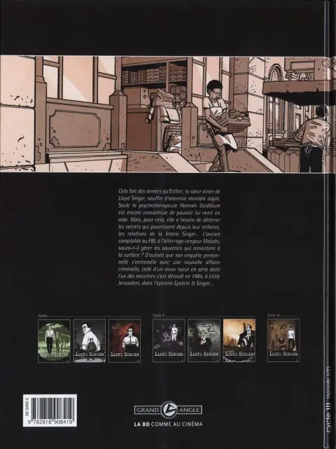 Verso de l'album Lloyd Singer Tome 7 Psychothérapie