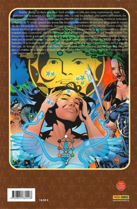 Verso de l'album Promethea 4