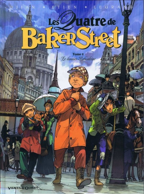 Couverture de l'album Les Quatre de Baker Street Tome 2 Le dossier Raboukine