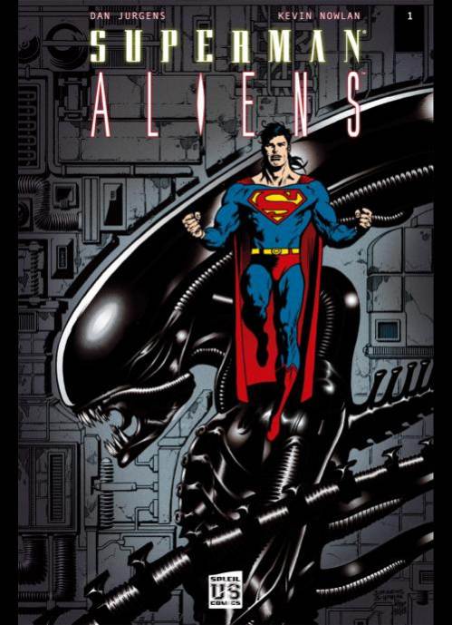 Couverture de l'album Superman / Aliens Tome 1 Superman Aliens