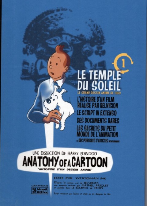 Couverture de l'album Tintin - Anatomy of a cartoon Tome 1 le temple du soleil - 1