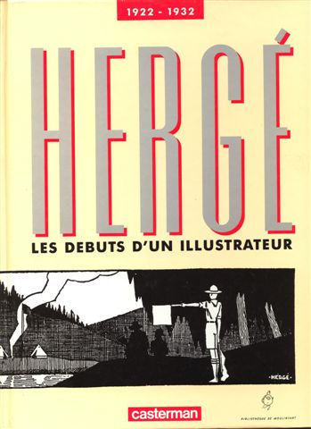 Couverture de l'album Hergé - Les débuts d'un illustrateur (1922-1932)