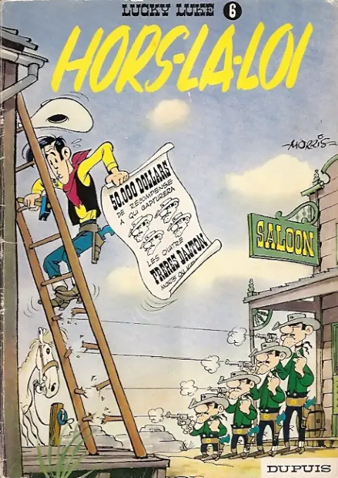Couverture de l'album Lucky Luke Tome 6 Hors-la-loi