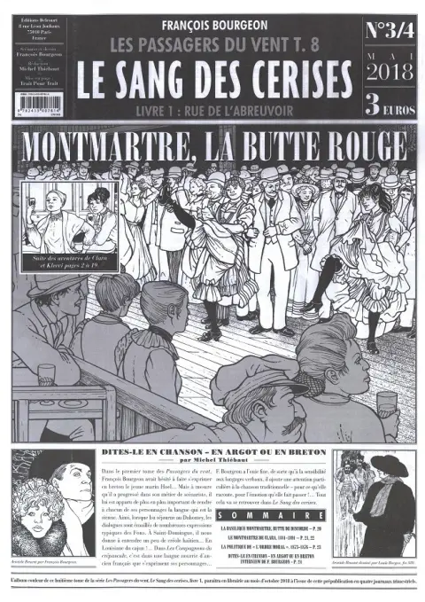 Couverture de l'album Les Passagers du vent Tome 8 Le Sang des cerises - Livre 1 (3/4)