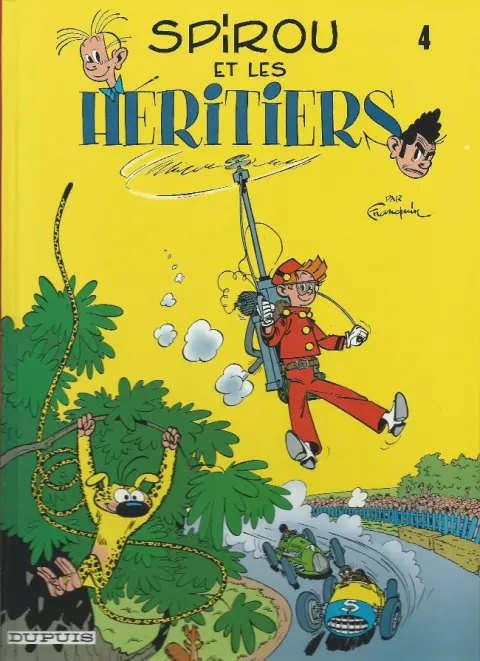 Couverture de l'album Spirou et Fantasio Tome 4 Spirou et les héritiers