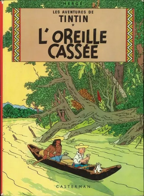 Couverture de l'album Tintin Tome 6 L'oreille cassée