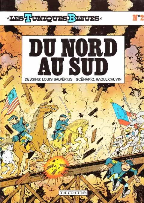 Couverture de l'album Les Tuniques Bleues Tome 2 Du nord au sud