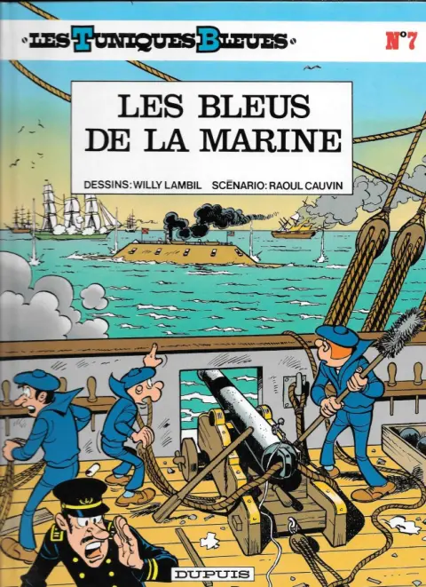 Couverture de l'album Les Tuniques Bleues Tome 7 Les bleus de la marine
