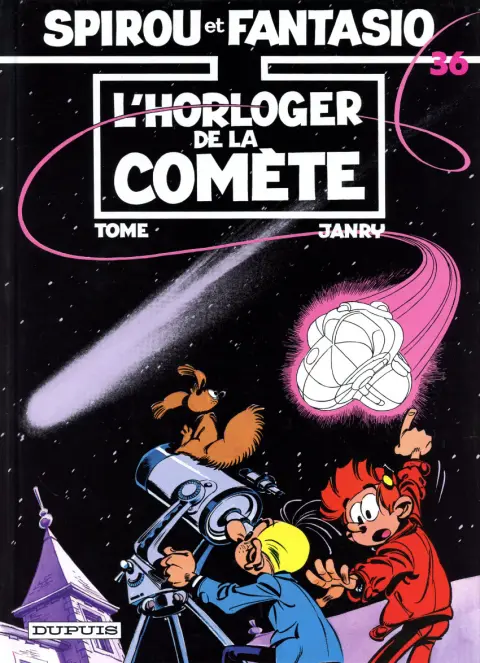 Couverture de l'album Spirou et Fantasio Tome 36 L'horloger de la comète