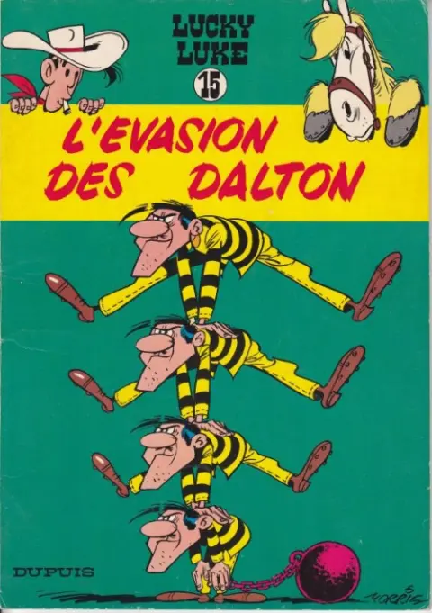 Couverture de l'album Lucky Luke Tome 15 L'évasion des Dalton