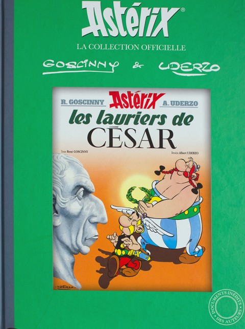 Couverture de l'album Astérix La collection officielle Tome 18 Les lauriers de César