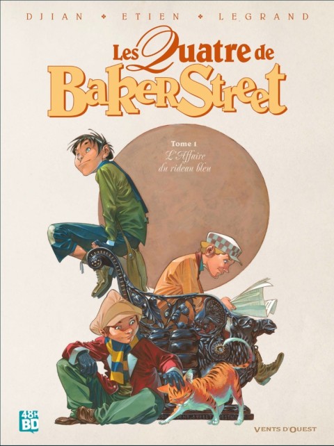 Couverture de l'album Les Quatre de Baker Street Tome 1 L'Affaire du rideau bleu