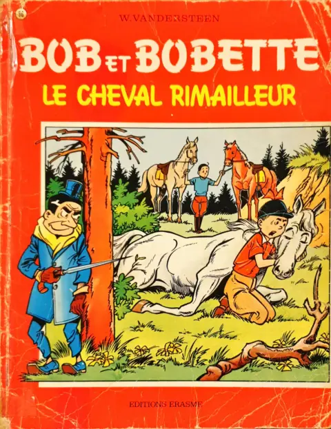 Couverture de l'album Bob et Bobette Tome 96 Le cheval rimailleur