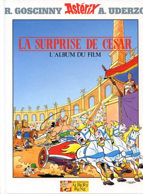 Couverture de l'album Astérix L'Album du film La surprise de César