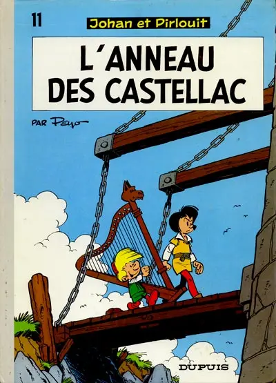 Couverture de l'album Johan et Pirlouit Tome 11 L'anneau des Castellac