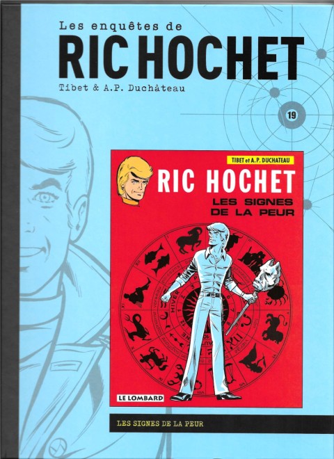 Couverture de l'album Les enquêtes de Ric Hochet Tome 19 Les signes de la peur
