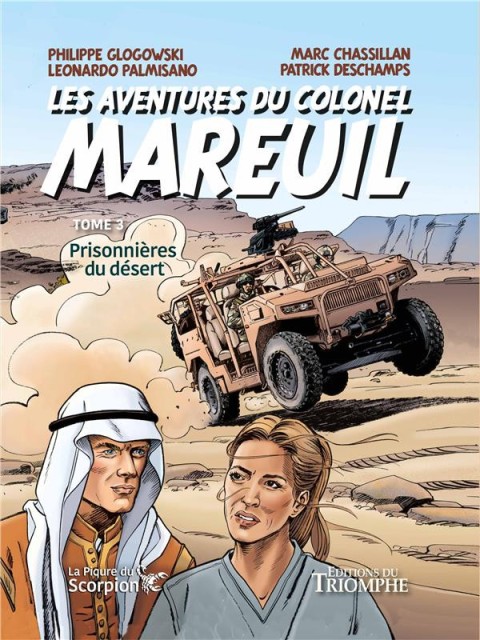 Couverture de l'album Les aventures du colonel Mareuil Tome 3 Prisonnières du désert