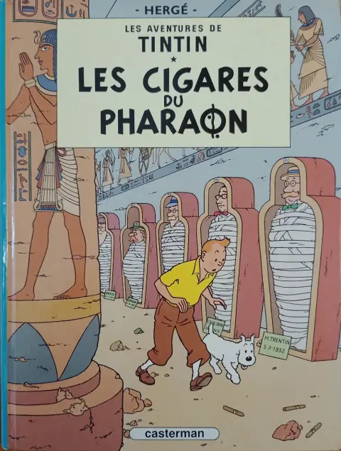 Couverture de l'album Tintin Tome 4 Les cigares du pharaon