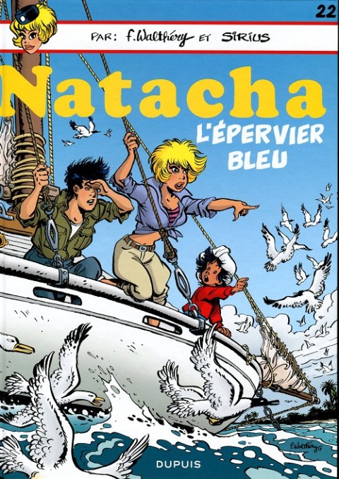 Couverture de l'album Natacha Tome 22 L'Épervier bleu