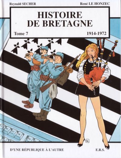 Couverture de l'album Histoire de Bretagne Tome 7 D'une République à l'autre