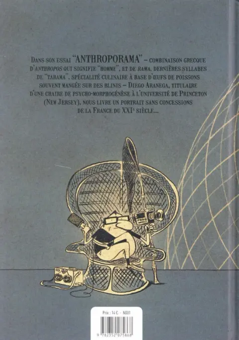 Verso de l'album Anthroporama La société française par l'exemple