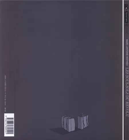 Verso de l'album Les Sous-sols du Révolu Extraits du journal d'un expert