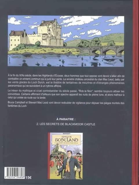 Verso de l'album Spirits of Scotland 1 Les fantômes du Loch