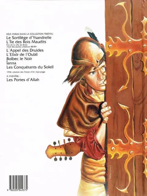 Verso de l'album Tristan le Ménestrel Tome 7 Les conquérants du soleil