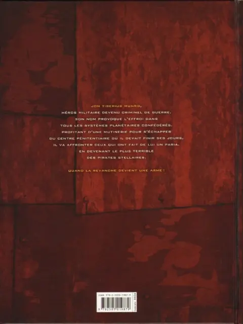 Verso de l'album Warship Jolly Roger 1 Sans retour