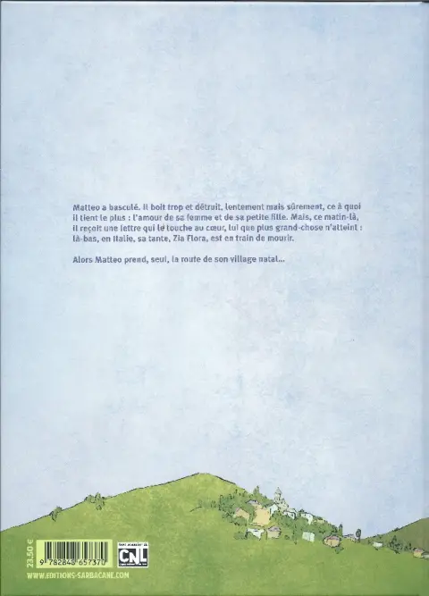 Verso de l'album Zia Flora