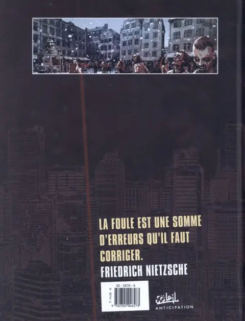 Verso de l'album Zombies Néchronologies Tome 2 Mort parce que bête
