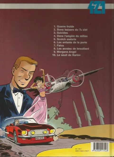 Verso de l'album 421 Tome 8 Les années de brouillard