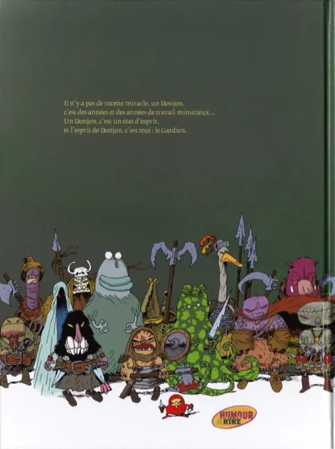 Verso de l'album Donjon Parade Tome 1 Un donjon de trop