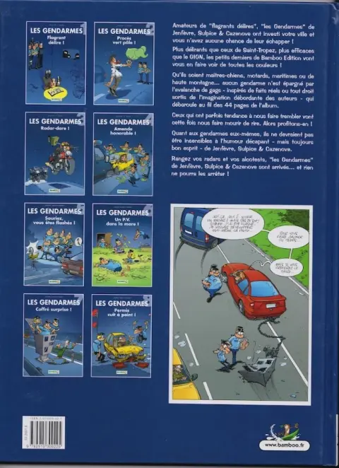 Verso de l'album Les Gendarmes Tome 7 Coffré surprise !