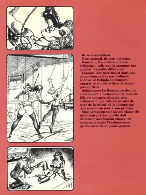 Verso de l'album Les aventures de Ludovic et Belinda Tome 1 Ludovic exilé