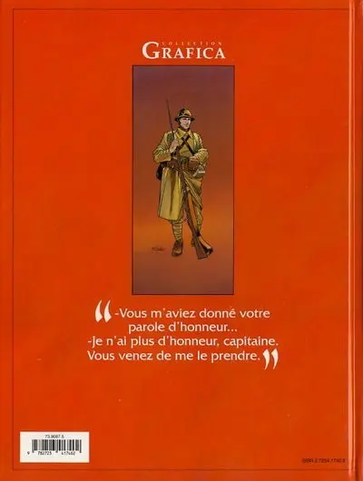 Verso de l'album Les Maîtres de l'Orge Tome 3 Adrien, 1917