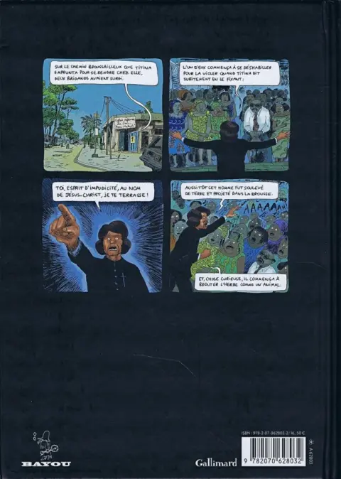 Verso de l'album Aya de Yopougon Tome 5
