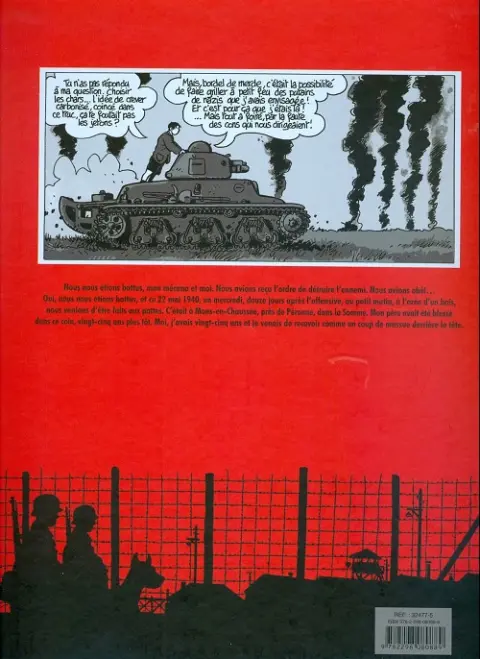 Verso de l'album Moi René Tardi, prisonnier de guerre au Stalag IIB