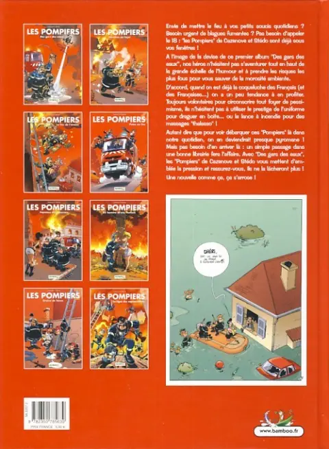 Verso de l'album Les Pompiers Tome 1 Des gars des eaux